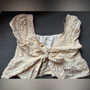 Baby Doll Tie up Shirt!
